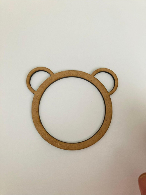20 Adet Ham 7 Cm Ayıcık Kafası Çıta Kenar Kalınlığı 0.75 Mm İp Dolamaya Uygun