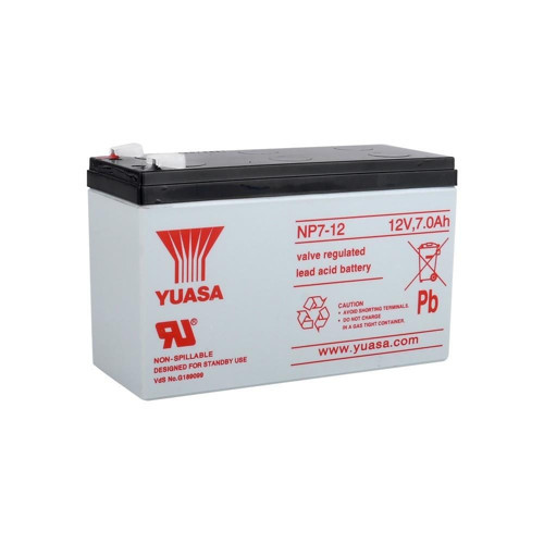 NP7-12 - 12V 7 Ah F1 (ince) Bakımsız Kuru Akü