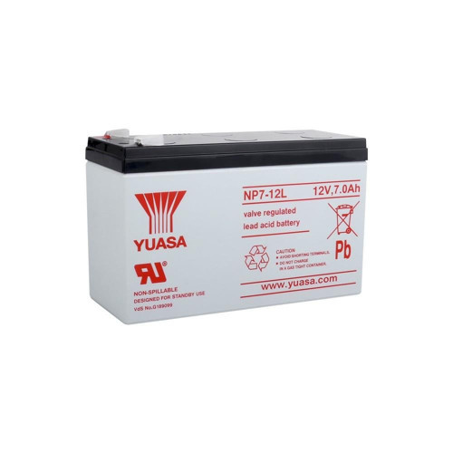 NP7-12L - 12V 7 Ah F2 (Kalın) Bakımsız Kuru Akü