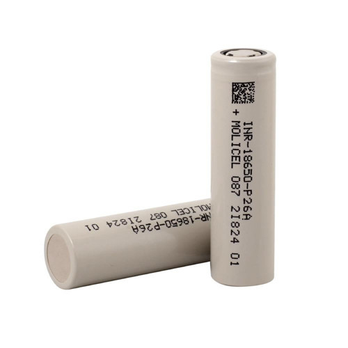 Molicel INR-18650-P26A - 3.7V 2600 mAh Li-ion Şarjlı Pil -35A (İ)