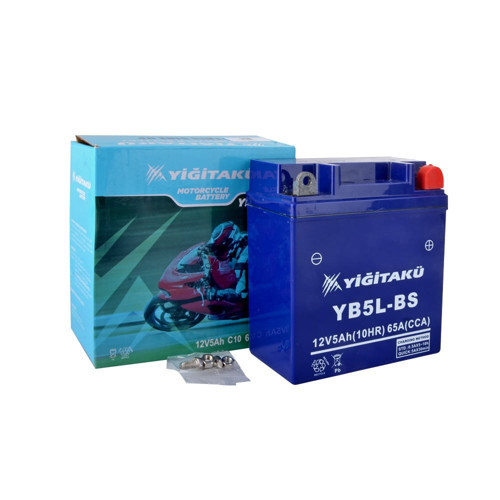 12V 5Ah (C10) Motosiklet Aküsü YB5L-BS - Eski Akü İadesiz