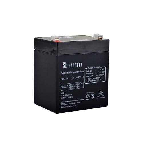 SP4.5-12 12V 4.5 Ah Bakımsız Kuru Akü - Eski Akü İadesiz