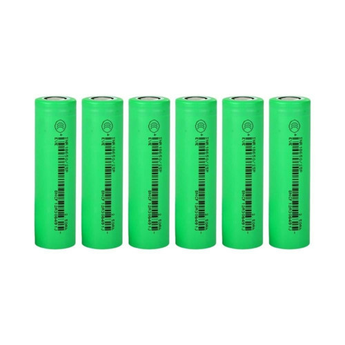 INR18650-25P - 3.7V 2500 mAh Li-ion Şarjlı Pil - 30A 6 Lı Paket