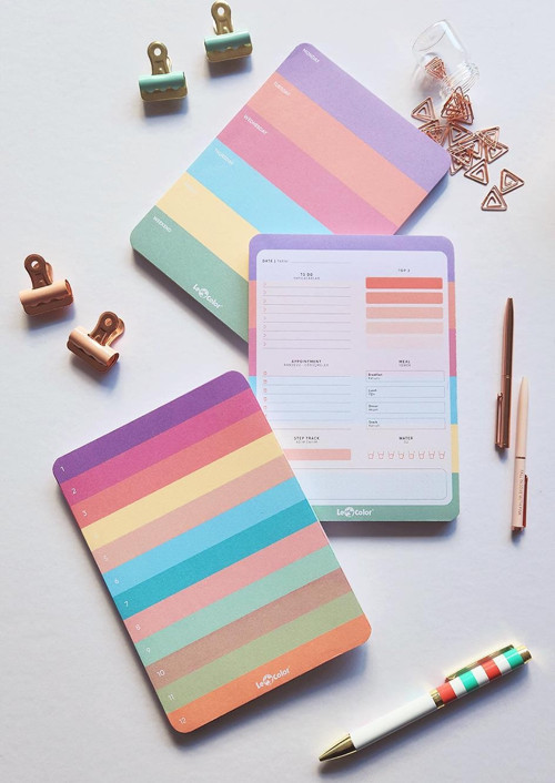 3'lü Masaüstü Planlayıcı Set Pastel