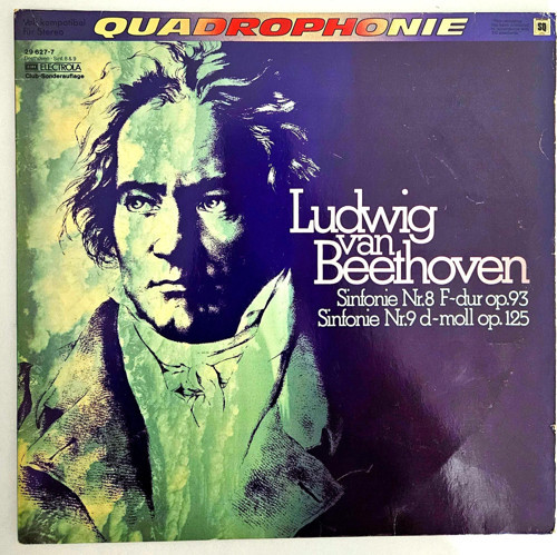 Beethoven - Sinfonie Nr.8 / Sinfonie Nr.9 (Quadrophonic Sound, 2 Plak, Açılır Kapaklı Özel Baskı)