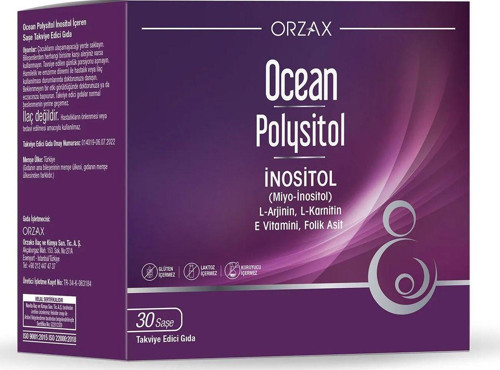 Ocean Polysitol İnositol İçeren Takviye Edici Gıda 30 Saşe