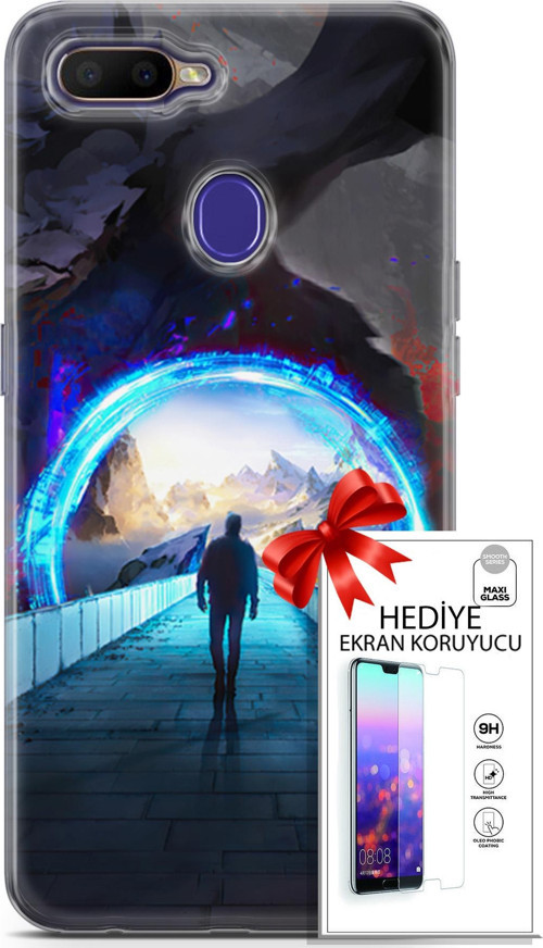 Oppo Rx17 Neo Kılıf Orijinal Seri Algorand 06 Tünelin Sonu Koruyucu Kapak Ekran Koruyucu
