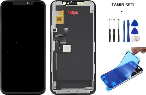iPhone 11 PRO MAX Lcd Ekran Dokunmatik Orijinal Kalite ( JK MARKA ) + TAMİR SETİ + TOZ BANTI