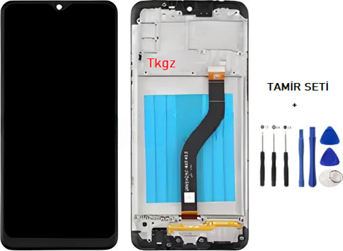 - Samsung Galaxy A20S - SM-A207 Lcd Ekran Dokunmatik - A - Kalite ÇITALI + TAMİR SETİ