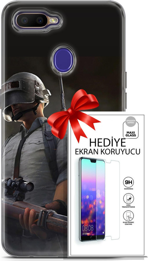 Oppo Rx17 Neo Kılıf Orijinal Seri Pubg 02 Battlegrounds Kapak Ve Ekran Koruyucu