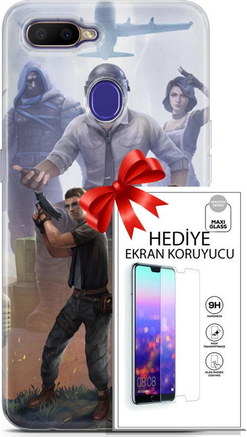 Oppo Rx17 Neo Kılıf Orijinal Seri Pubg 09 Carlo Uv Kılıf Ve Ekran Koruyucu