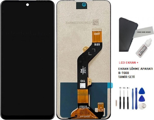 - İnfinix Hot 30 Play Lcd Dokunmatik Ekran - A - Kalite + TAMİR SETİ