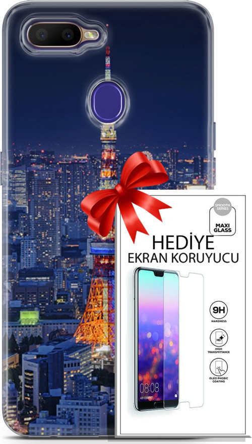 Oppo Rx17 Neo Kılıf Orijinal Seri Fantasy 02 Eyfel Kapak Ve Ekran Koruyucu