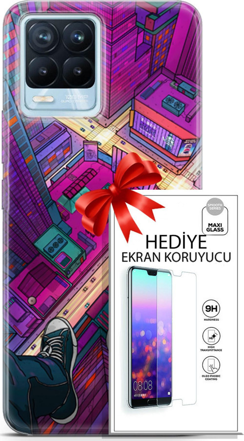 Realme 8 Pro Kılıf Orijinal Seri Fantasy 13 Converse Case Kapak Ekran Koruyucu
