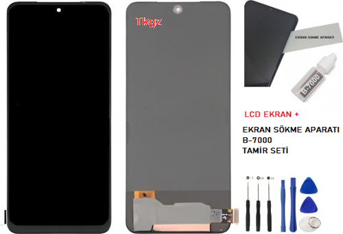 - Xiaomi Redmi NOTE 12S Lcd Ekran Dokunmatik -A- Kalite + B-7000 + TAMİR SETİ