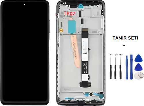 - Xiaomi POCO X3 NFC Lcd Ekran Dokunmatik -A- Kalite ÇITALI MAVİ + TAMİR SETİ