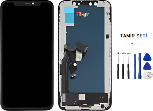 - iPhone XS Uyumlu Lcd Ekran Dokunmatik Orijinal (JK MARKA) + TAMİR SETİ