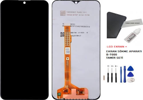 - Vivo Y17 Lcd Dokunmatik Ekran Orijinal + B-7000 + TAMİR SETİ