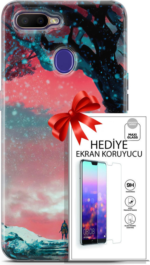 Oppo Rx17 Neo Kılıf Orijinal Seri Neo 01 Bıçaklı Joker Telefon Kılıfı + Ekran Koruyucu