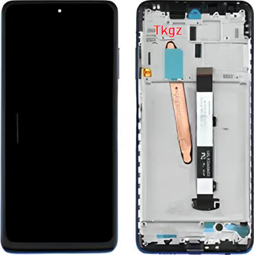 - Xiaomi POCO X3 NFC Uyumlu Lcd Ekran Dokunmatik Orijinal ÇITALI MAVİ