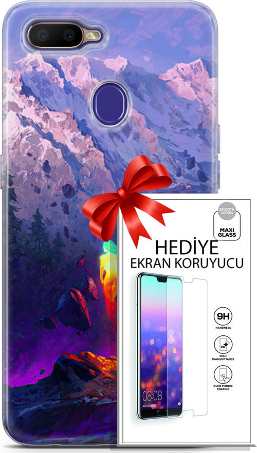 Oppo Rx17 Neo Kılıf Orijinal Seri Neo 24 Örümcek Adam Darbe Emici Kılıf + Ekran Koruyucu