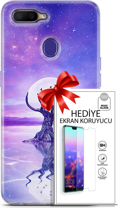 Oppo Rx17 Neo Kılıf Orijinal Seri Neo 30 Carnage Kenarları Şeffaf Kapak Ve Ekran Koruyucu