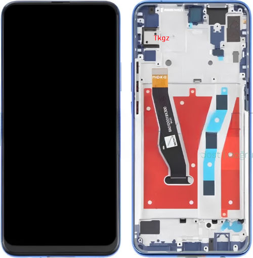 - Huawei Y9 Prime 2019 Uyumlu Lcd Ekran Dokunmatik Orijinal ÇITALI MAVİ