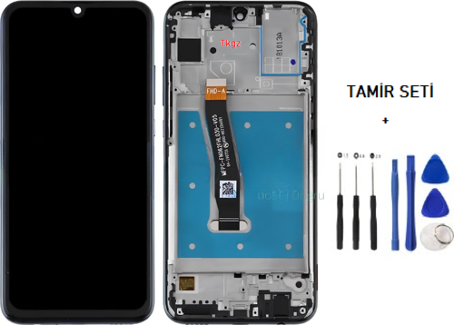 - Honor 10 LİTE Uyumlu Lcd Ekran Dokunmatik Orijinal ÇITALI SİYAH + TAMİR SETİ