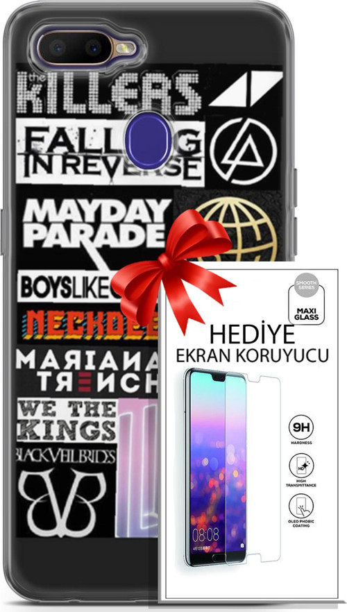 Oppo Rx17 Neo Kılıf Orijinal Seri Punky 28 Killers İz Bırakmayan Kılıf + Ön Ekran Koruyucu