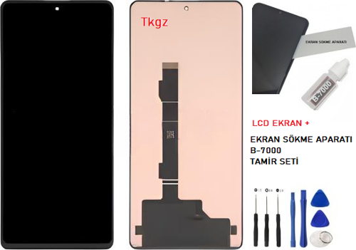 Xiaomi Redmi POXO X5 PRO Uyumlu Lcd Ekran Dokunmatik SERVİS Orijinali + B-7000 + TAMİR SETİ