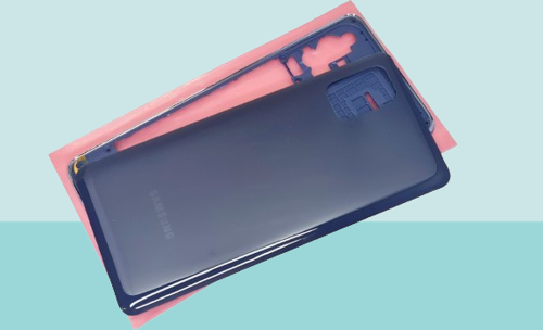 Samsung Galaxy M51 Uyumlu FULL KASA Arka Kapak Batarya Kapağı - MAVİ