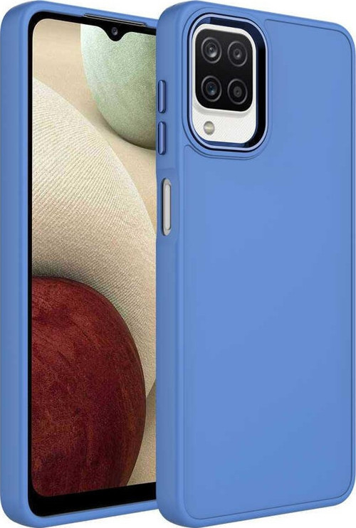 Galaxy A12 Metal Buton Tasarımlı Splendid Kılıf