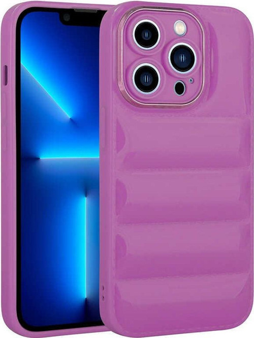 iPhone 12 Pro Max Kamera Korumalı Tender Kılıf - Mor