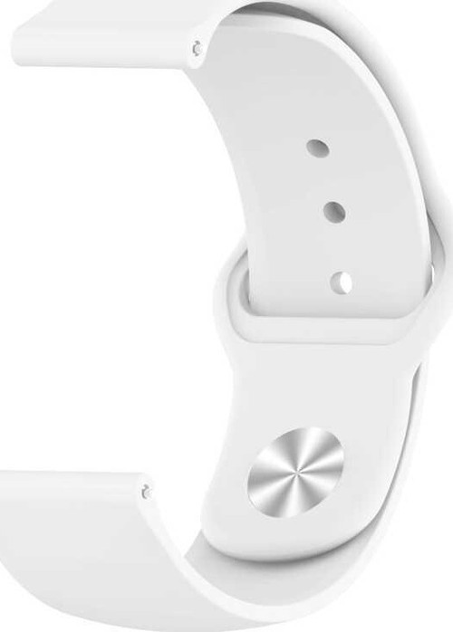 Huawei Watch GT 3 46mm Kordon KRD-11 Silikon Kordon Kayış Strap - Beyaz