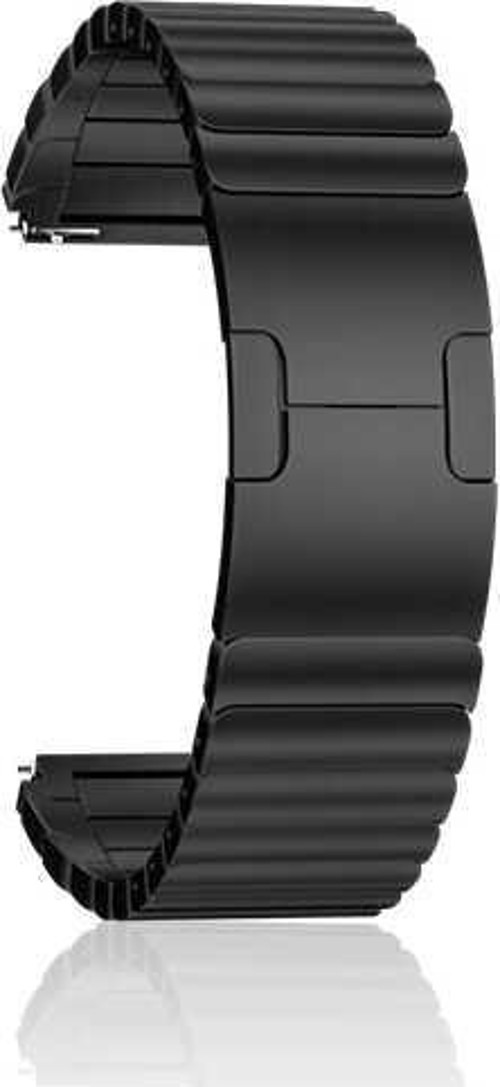 Huawei Watch GT 3 46mm Kordon KRD-35 Metal Kordon Kayış Strap - Siyah