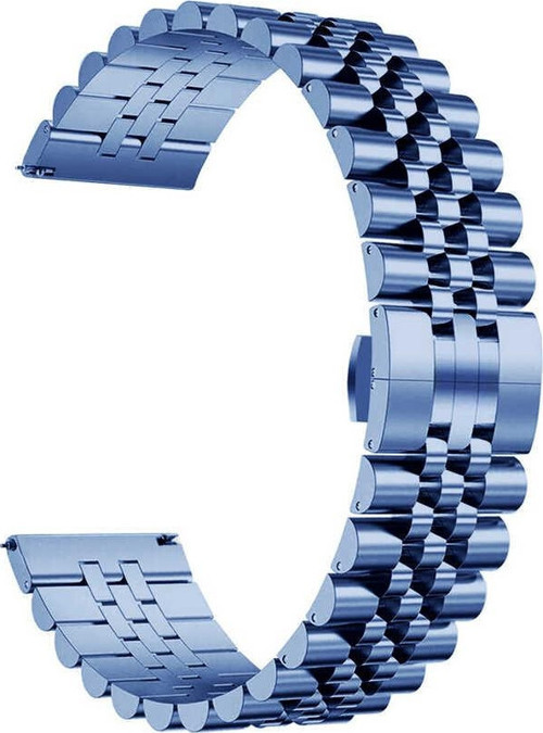 Huawei Watch GT 3 46mm Kordon KRD-36 Metal Kordon Kayış Strap - Lacivert