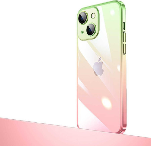 İphone 14 Plus Kılıf Renk Geçişli Lens Korumalı Senkron Kapak