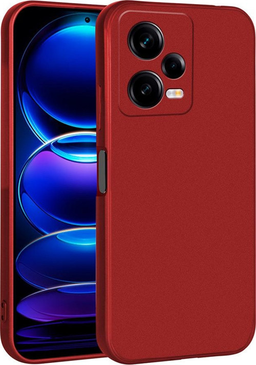 Xiaomi Redmi Note 12 Pro 5G Kılıf Soft Yumuşak Doku Silikon Kapak- Premier - Kırmızı