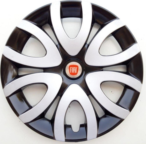 15'' Inç Fiat Jant Kapağı 4 Adet Çelik Jant Görünümlü Renkli - Kırılmaz Esnek