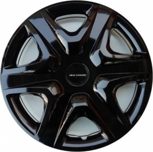 Kırılmaz Peugeot 407 Uyumlu 14 Inc Piano Black Siyah Jant Kapağı Seti 4 Adet