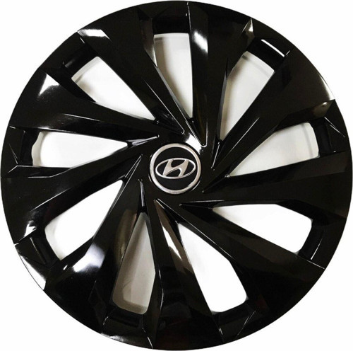 Hyundai I20 Uyumlu 14 Inç Piano Black Siyah Jant Kapağı 4 Adet