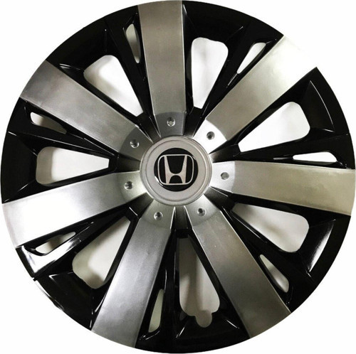 Honda Civic Uyumlu 15 Inç Piano Black Siyah Beyaz Renkli Jant Kapağı 4 Adet