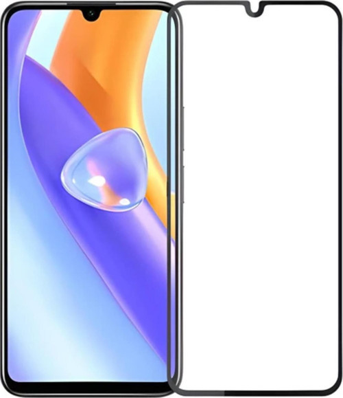 Xiaomi Redmi 13C Uyumlu Tam Kaplayan Premium Ekran Koruyucu Cam Anti-Static Özellikli Siyah Çerçeveli