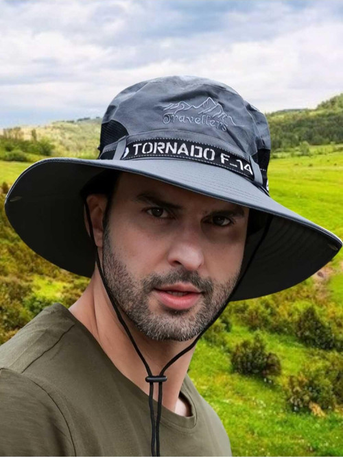 Unisex Yazlık Geniş Kenarlı Fileli Katlanabilir Safari Outdoor Plaj Şapkası