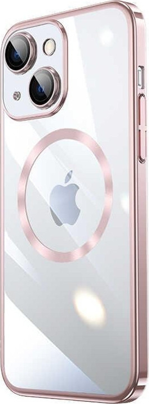 Apple iPhone 14 Kılıf Wireless Şarj Özellikli Sert PC Riksos Magsafe Kapak