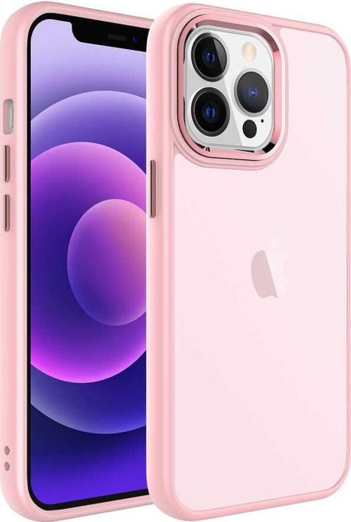 Apple iPhone 13 Pro Kılıf Buzlu Sert PC May Kapak