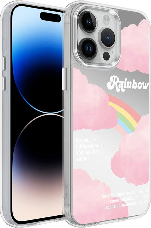 Apple iPhone 14 Pro Kılıf Airbagli Parlak Tasarımlı Mimbo Kapak
