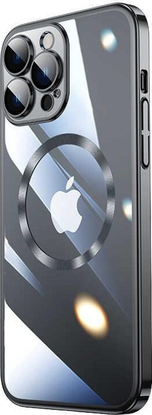 Apple iPhone 13 Pro Kılıf Wireless Şarj Özellikli Sert PC Riksos Magsafe Kapak