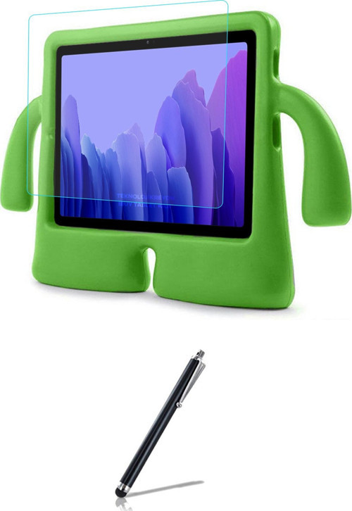 Galaxy Tab A7 10.4 T500 (2020) Çocuklar Için Standlı Korumalı Silikon Tablet Kılıfı