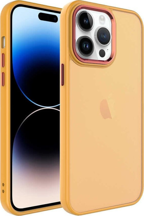 Apple iPhone 14 Pro Max Kılıf Buzlu Sert PC May Kapak